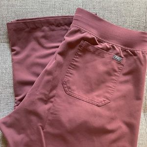 💖 FIGS XL livingston scrub pants in mauve 💖